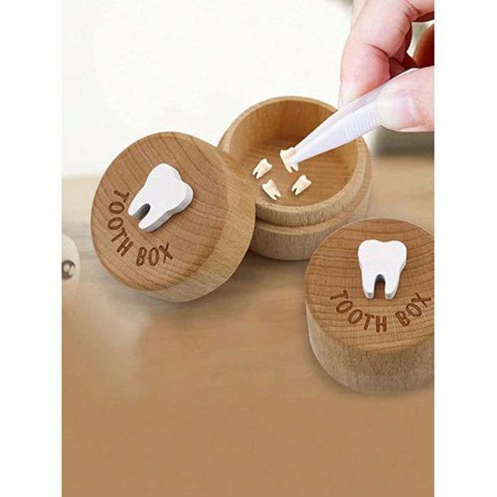 1 pièce Boîte à dents mignon pour ranger les dents