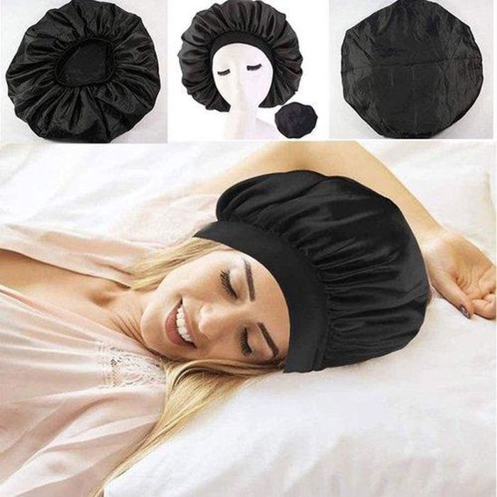 Bonnet en satin soie pour dormir, 1 pièce, bonnet de nuit en satin pour protection des cheveux