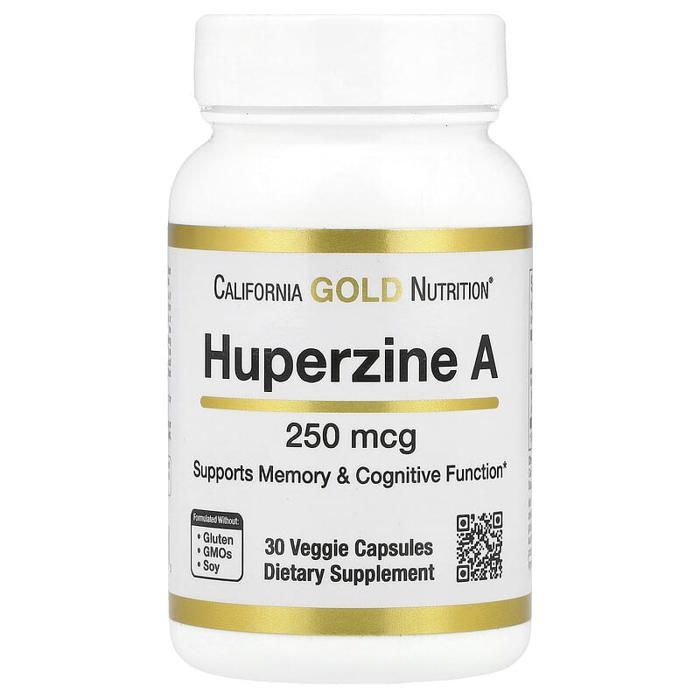 Huperzine A, 250 µg, 30 capsules végétariennes