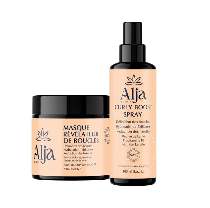 Coffret Alja cheveux : masque sans rinçage+Spray hydration intense