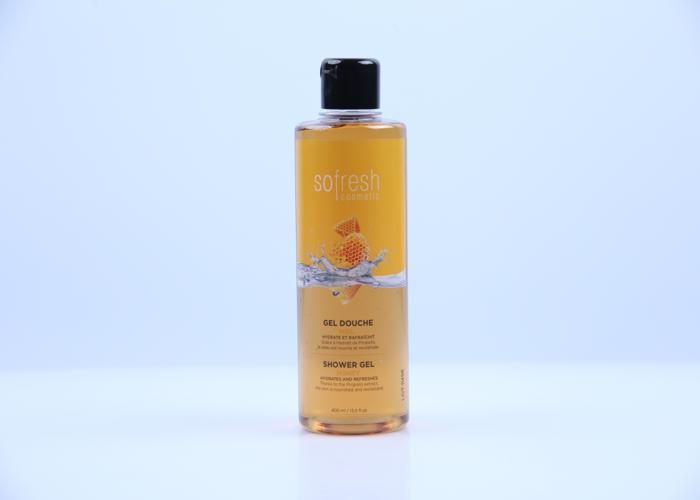 Gel Douche - Sofresh - Miel - 400 ml - Non gras - Pour Femme