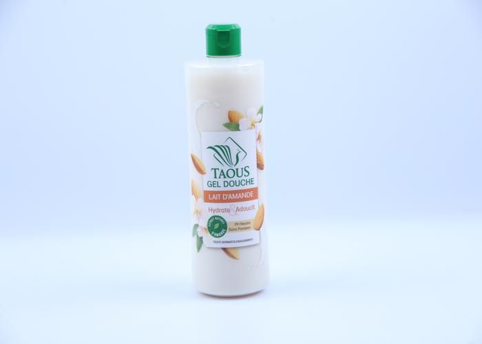 Gel Douche - Taous - Lait Amande - 650 ml - Non comédogène - Pour Femme