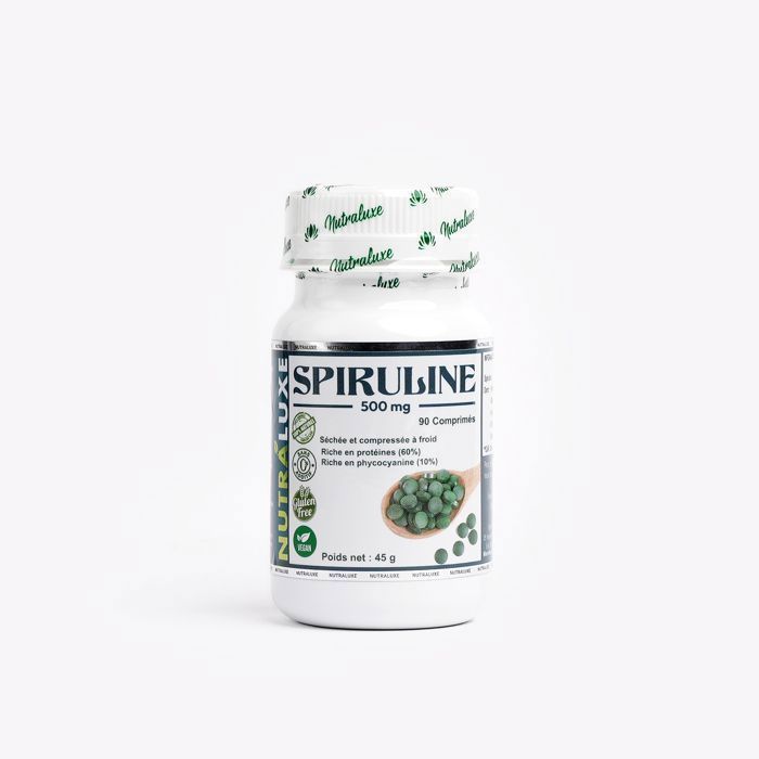 Spiruline 100% naturelle, 90 comprimés (500 mg)