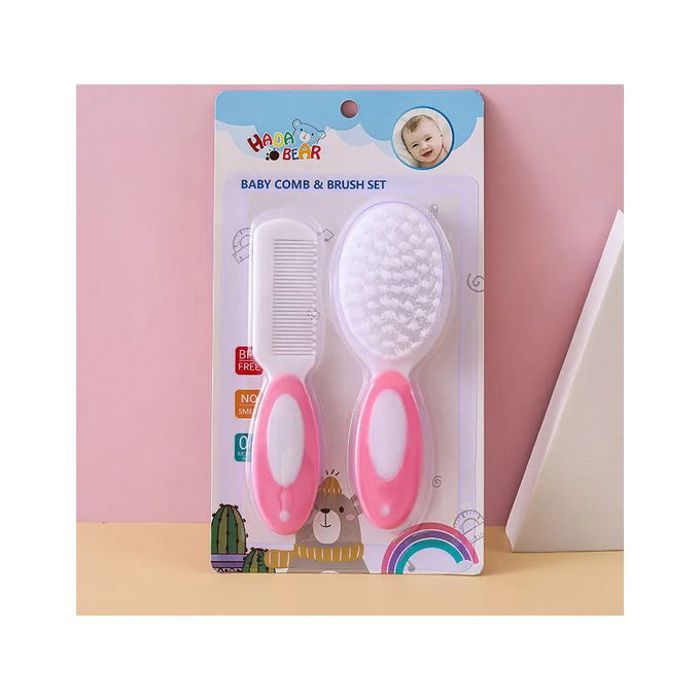 Ensemble de Soins Capillaires pour Bébé, Peigne de Soins de la Tête Doux, Brosse de Lavage Délicate