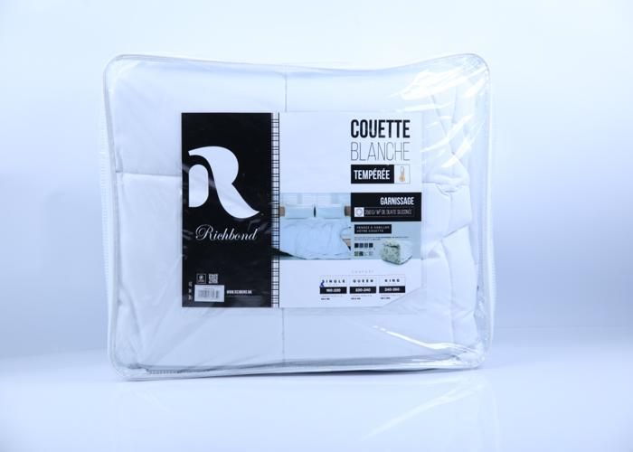 Couette - RICHBOND - 160x220 cm - Tempérée - 350 g/m² - Synthétique
