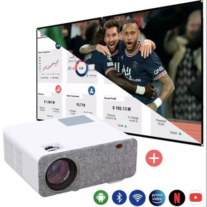 Owlenz SD500 WIFI Android 9.0 Projecteur Avec Ecran 16:9 Free;