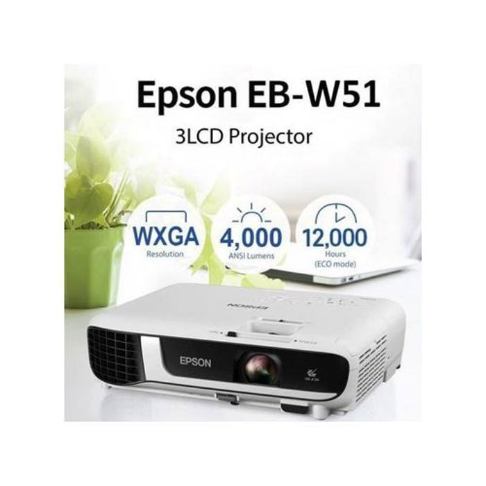 Epson EB-W51 Vidéoprojecteur 4000 Lumens WXGA (1280 x 800) (V11H977040),