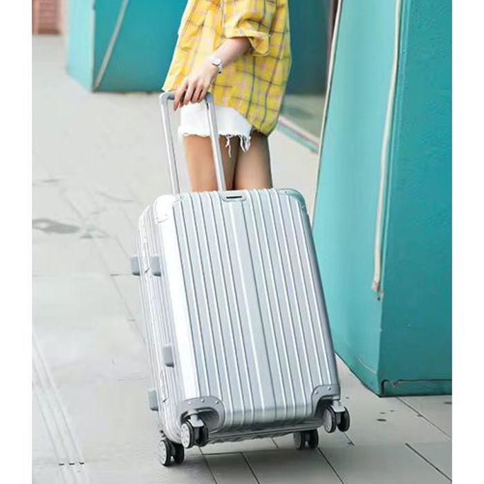 Valise de Voyage - Aluminium - 4 Roulettes - Imperméable - Rigide - Mixte