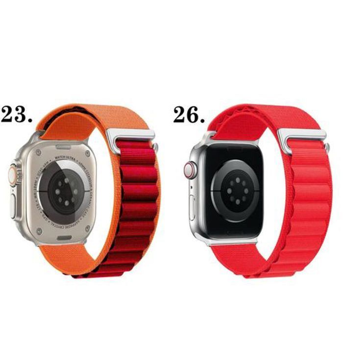 .2Pack.  Alpine Loop Nylon Sport Strap for Apple Watch 42/44/45/49mm-561