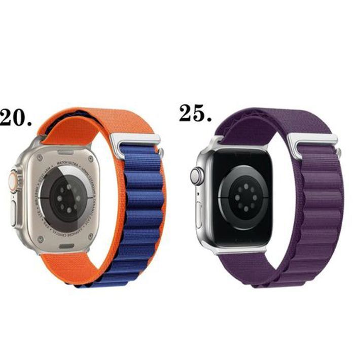 .2Pack.  Alpine Loop Nylon Sport Strap for Apple Watch 42/44/45/49mm-586