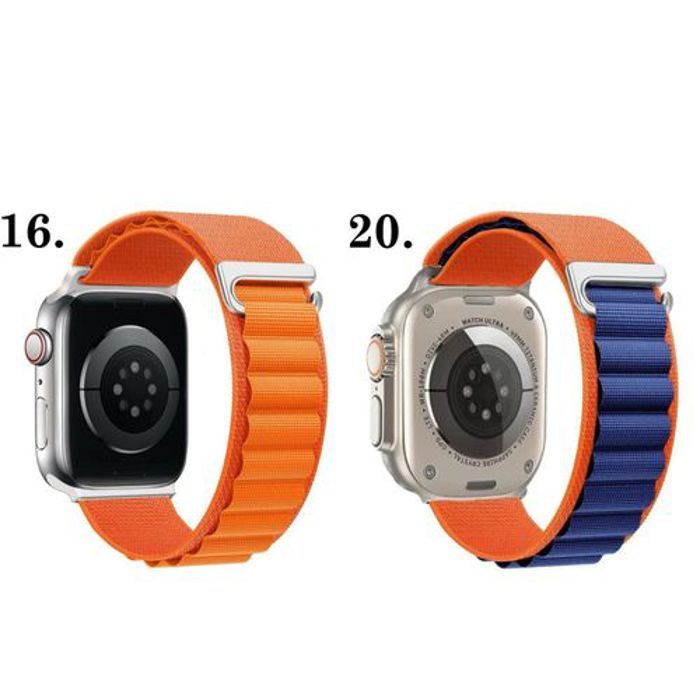 .2Pack.  Alpine Loop Nylon Sport Strap for Apple Watch 42/44/45/49mm-638