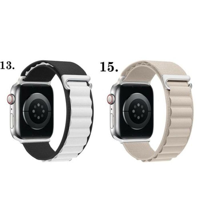 .2Pack.  Alpine Loop Nylon Sport Strap for Apple Watch 42/44/45/49mm-666