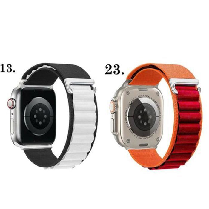 .2Pack.  Alpine Loop Nylon Sport Strap for Apple Watch 42/44/45/49mm-661