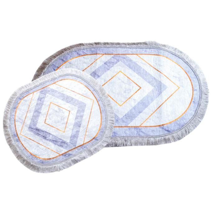 Tapis de bain 2 pièces PAS PAS Multicouleur,