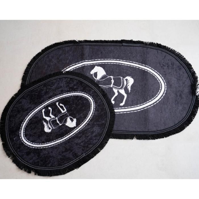 Tapis de bain - PAS PAS - Multicouleur - 60x150 cm - Antidérapant - Ultra-absorbant