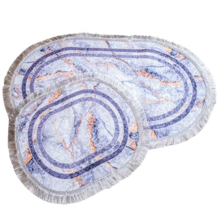 Tapis de bain 2 pièces PAS PAS Multicouleur;