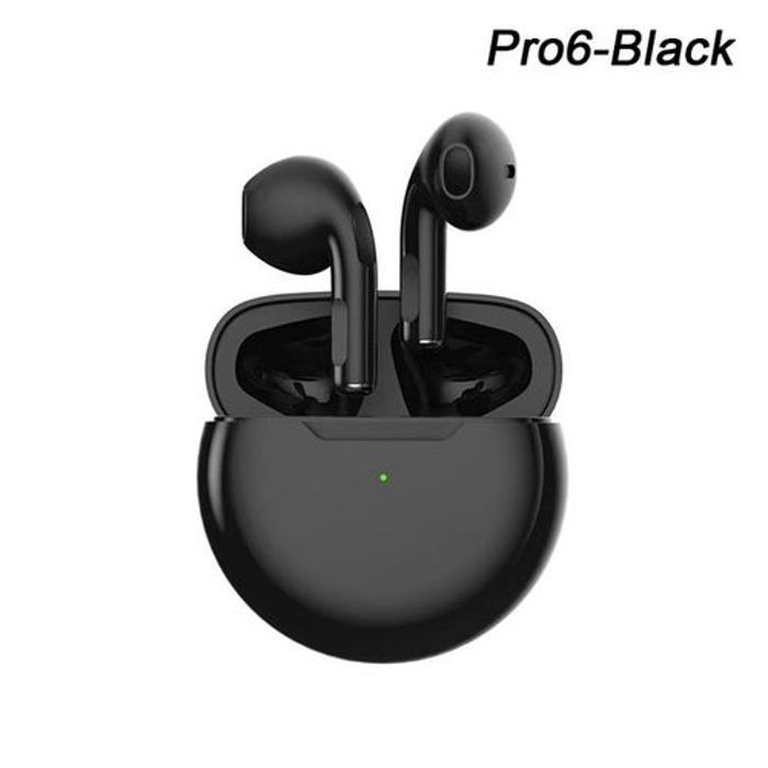 TWS Pro 6 Écouteurs stéréo Sans Fil, Touch Control Compatible IOS Et Android,,