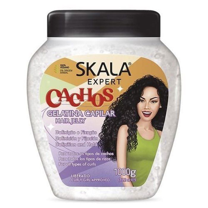 Skala - Gel capillaire Expert Cachos - 100% végétalien - Sans parabènes - 1000 g
