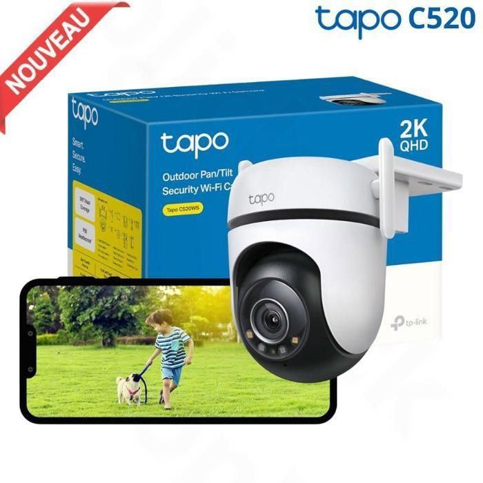 Caméra de sécurité IP Intérieure et extérieure 2560 x 1440 pixels Plafond 4MP 2K+ C520WS