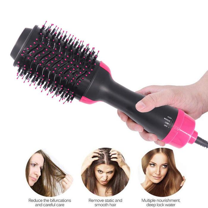 one step sèche-cheveux brosse Volume d'air chaud brosse sèche-cheveux peigne , 3 en 1 Brosse