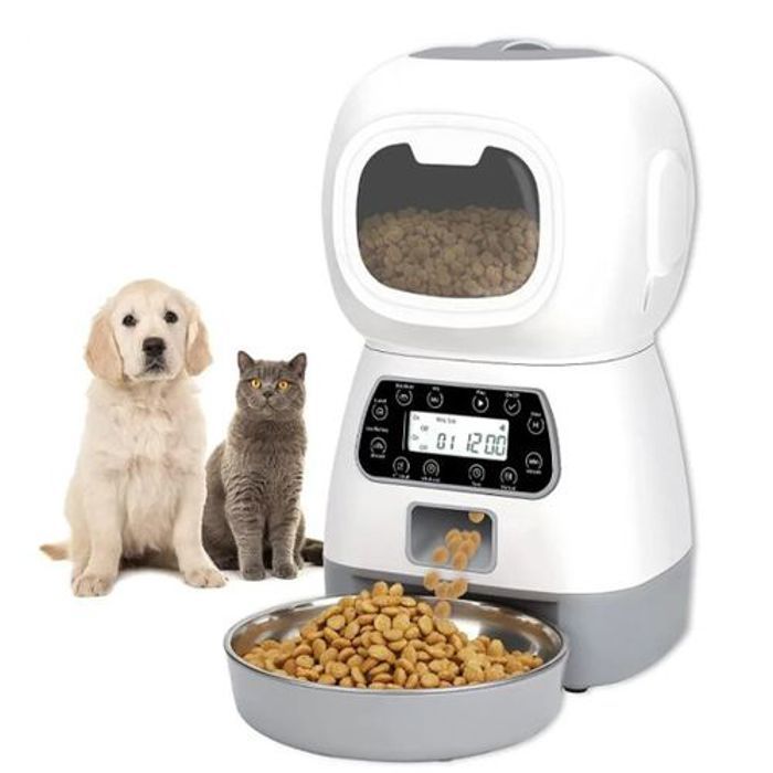 Pet distributeur de nourriture pour chat et petit chien