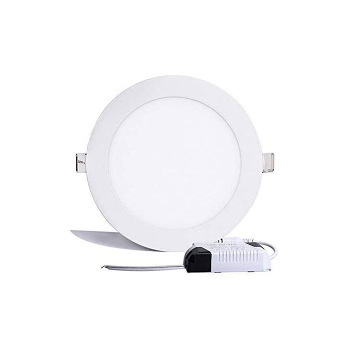 Lampe Panel LED Ronde Slim Encastré 6W Blanc Froid