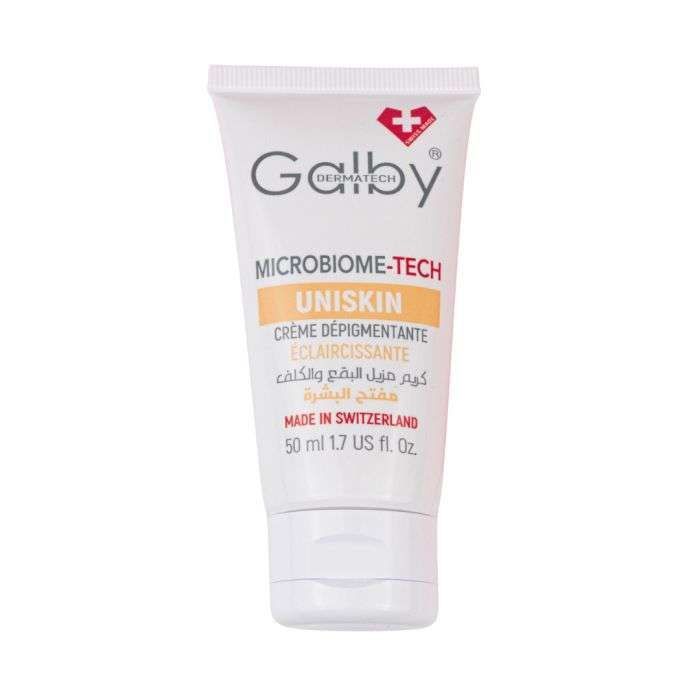 Crème dépigmentante - GALBY - Uniskin Microbiome Tech - 50 ml - Éclaircissante - Sans parabène