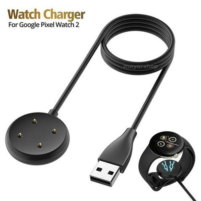 Chargeur pour montre Google Pixel Watch 2 magnétique USB Câble USB de recharge
