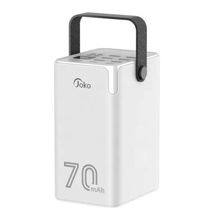 Joko Power Bank 70 000 mAh USB Type-C PD 22.5W chargement de 7 téléphones au même temps