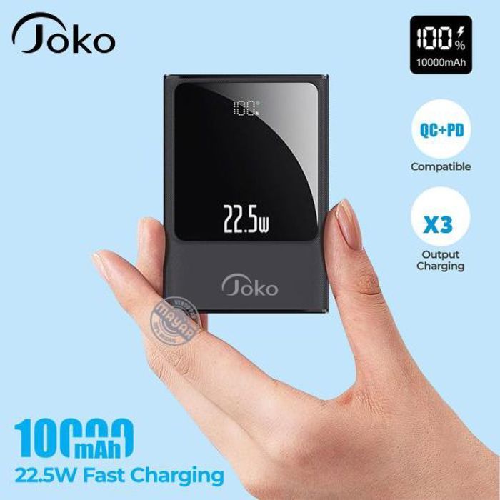 Joko Power Bank 10000 mAh USB Type-C PD 22.5W chargement ultra rapide design compact