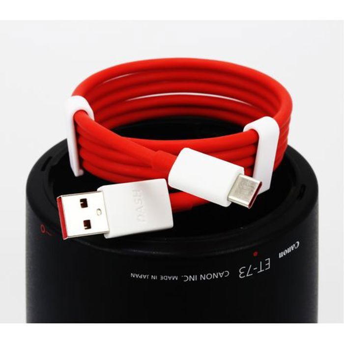 Dash câble  type-C USB Charge rapide pour oneplus 3 3 5t _ft rouge 100cm 5V/ 4.0A