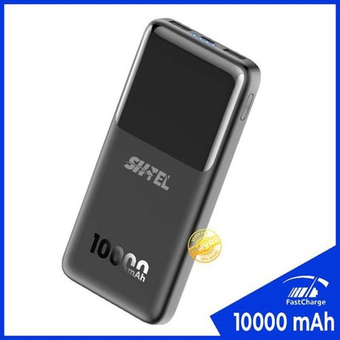 Shtel PowerBank Slim Original 10000 mAh écran LED 2 ports USB + Port Type-c chargement Rapide