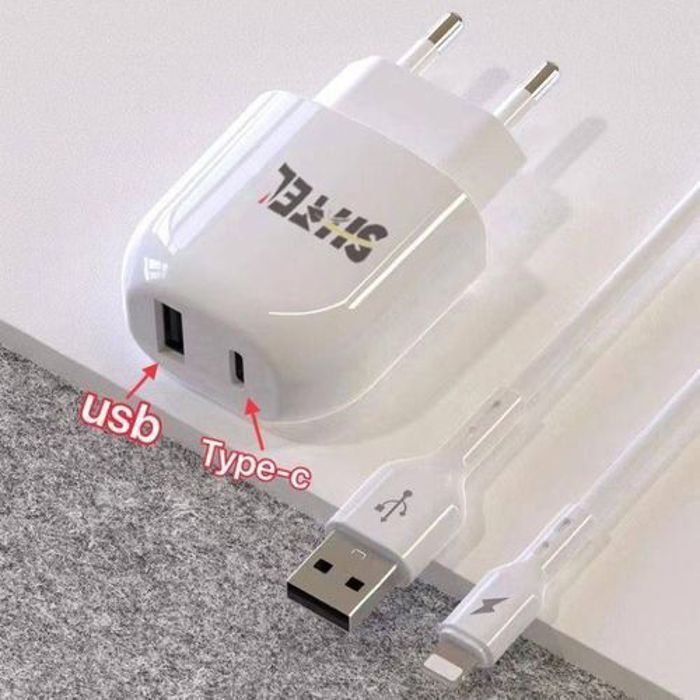 Shtel Chargeur rapide de votre iPhone 13/12/11 câble USB/type-c vers iphone