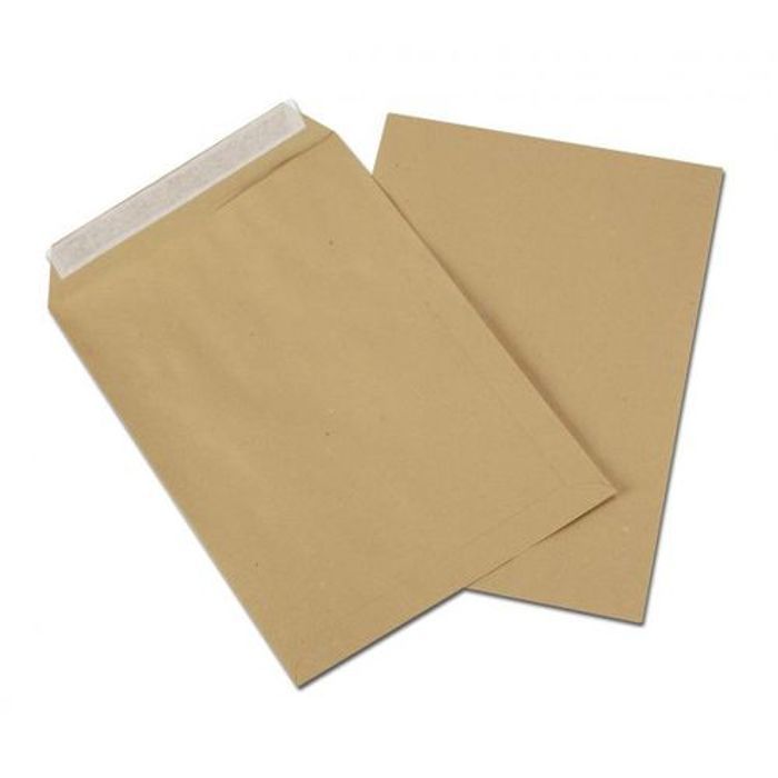 Lot 50 Enveloppes Kraft Format A5 162 x 229 mm Autocollantes  90g