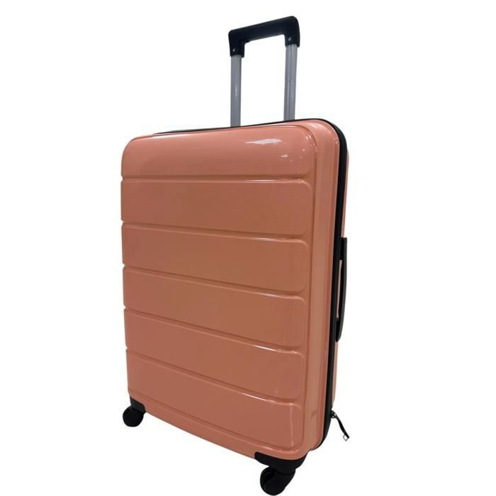 Valise - SYDNEY - T28 - Polypropylène - 75 cm - Saumon - 4 roulettes