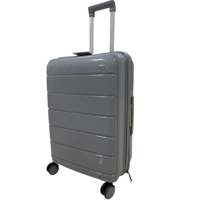 VALISE SYDNEY A BASE PP 70 CM GRIS  T28