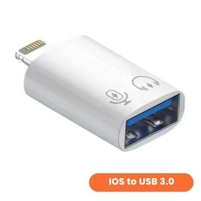 Adaptateur Lightning vers USB 3.0 - Transfert Rapide et Connexion Universelle,