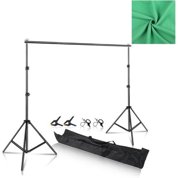 Support Green Screen 3 X 2m Studio Photographie STAND ChromaKey