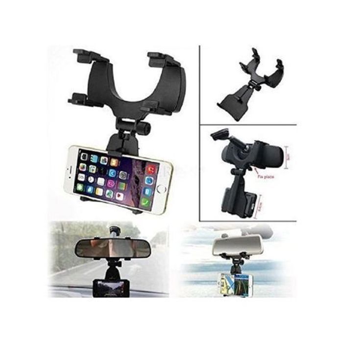 Support universel pour téléphone de voiture Support de rétroviseur Support