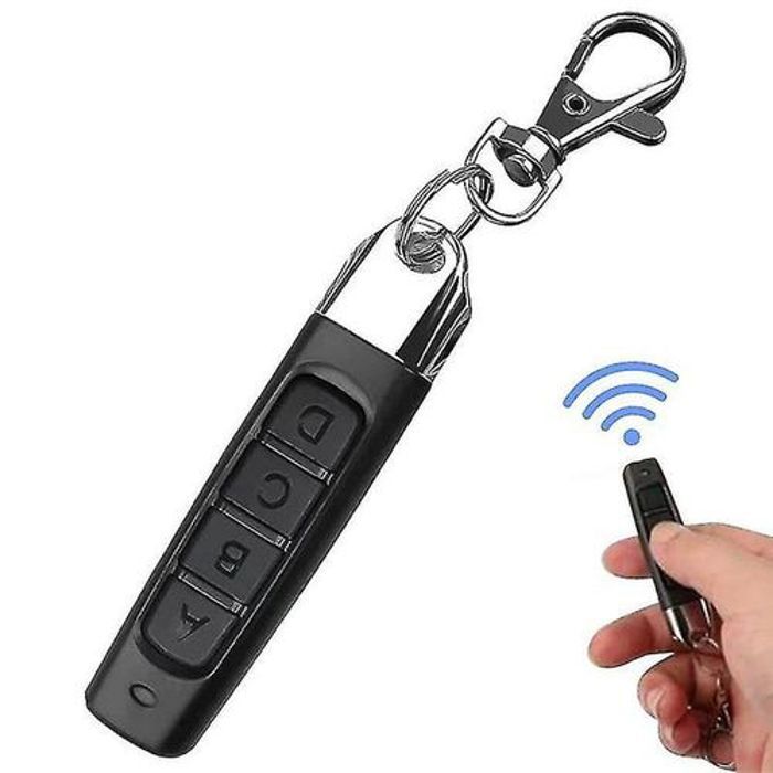 Télécommande Universelle - Non spécifié - Ouvre-porte de Garage - 433 MHz - 4 Boutons - Clonage de Codes