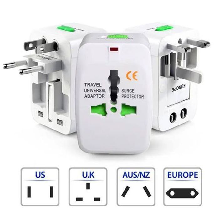 Adaptateur de voyage - Universal - All in One - USA EU UK AU - Multifonction - Intérieur