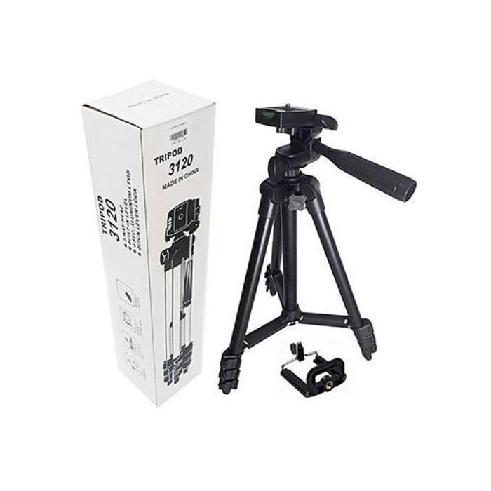 Tripod Support 3120 pour camera et telephone en aluminium