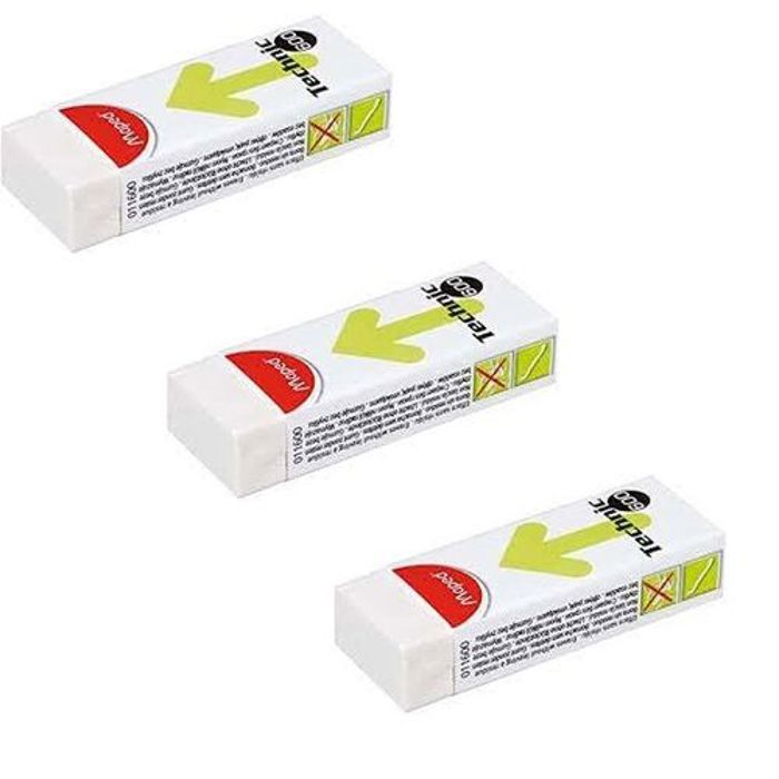 Maped 3 Gomme technic Blanc