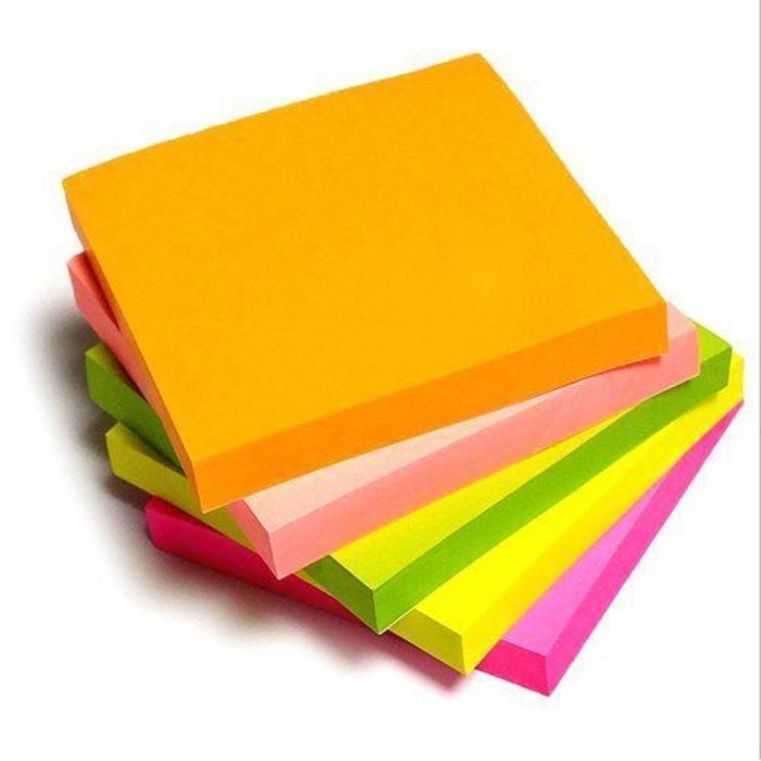 POST-IT STICK NOTE LUX  PAD 76*76 4 COULEURS  400 sheets