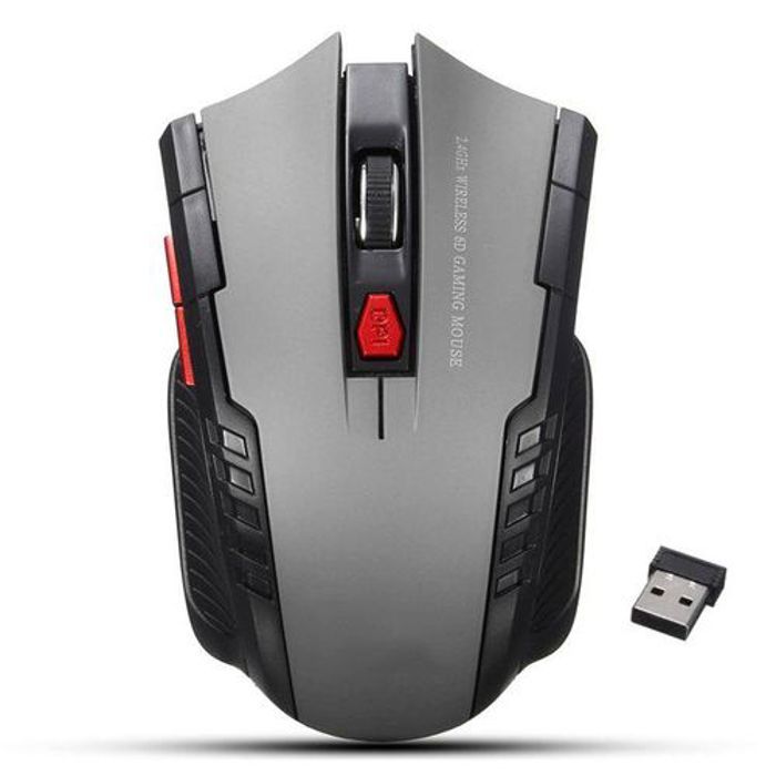 Souris sans fil - Ergonomique - W113 - 2.4GHz - 6 boutons - DPI réglable