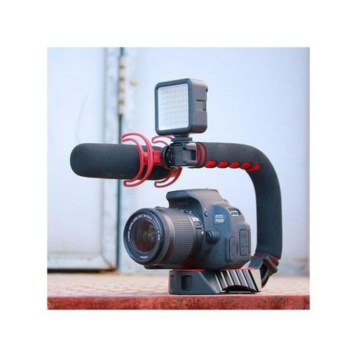 Ulanzi Support de Poignée de stabilisation vidéo U-Grip Pro avec Triple ports Sabot,