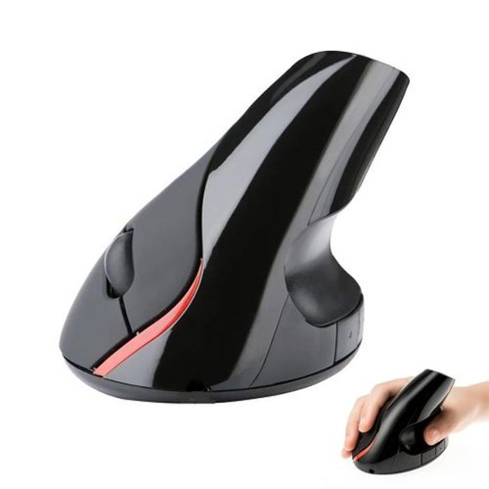 Souris verticale - MARQUE - Modèle - 1600 DPI - 5 boutons - Filaire USB