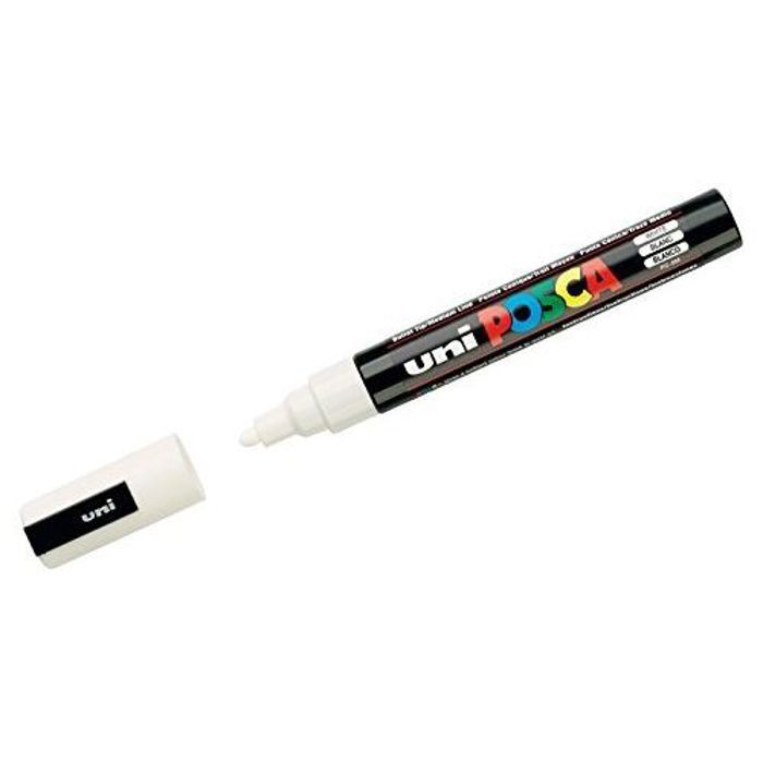 Posca Marqueur PC5M conique moyen blanc