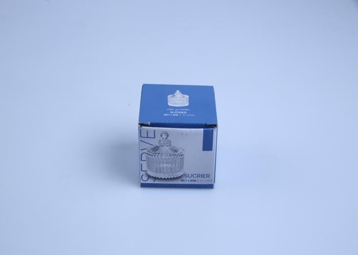 Bonbonnière en Verre - GENERIC - TG033-1 - 160g - Ronde - Transparent