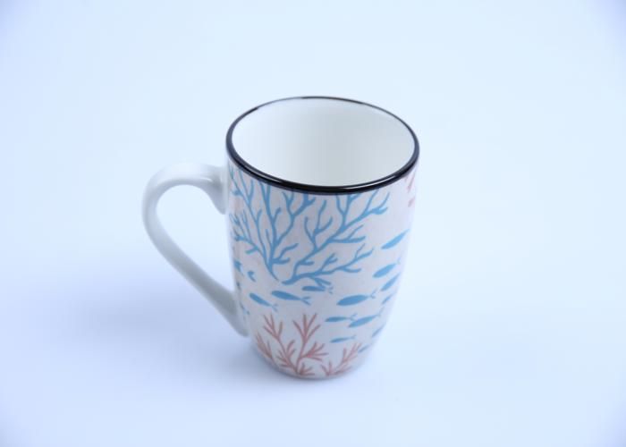 Mug En Porc 320 ml VC Dessin Mer 96F-033-M